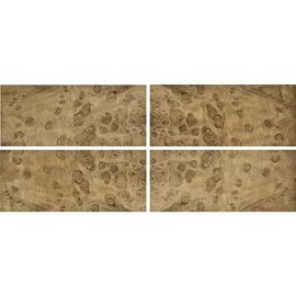 Myrtle Burl Sequenced Matched 4-Way Veneer Pack