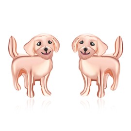 TANGPOET Cute Dachshund/Pug/Corgi/Poodle/Wiener Dog Earrings for Women Girls,925 Sterling Silver Cartoon Small Paw Studs,Puppy Jewelry for Dog Mom Pet Lovers,Gifts for Mother's Day Christmas, Sterling