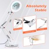 MagnieOpti 10X Magnifying Glass with Light and Stand, Real Glass