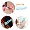 FOMIYES 5sets Finger Puff Makeup Sponge Set Brush Handle Perfect