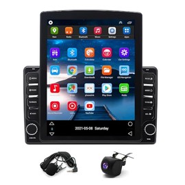 2+32G Car Stereo Radio for Jeep Wrangler 2007 2008 2009 2010-2017 with 9.7 Inch IPS Touchscreen,w/Carplay Android Auto GPS Bluetooth FM/AM Backup Camera