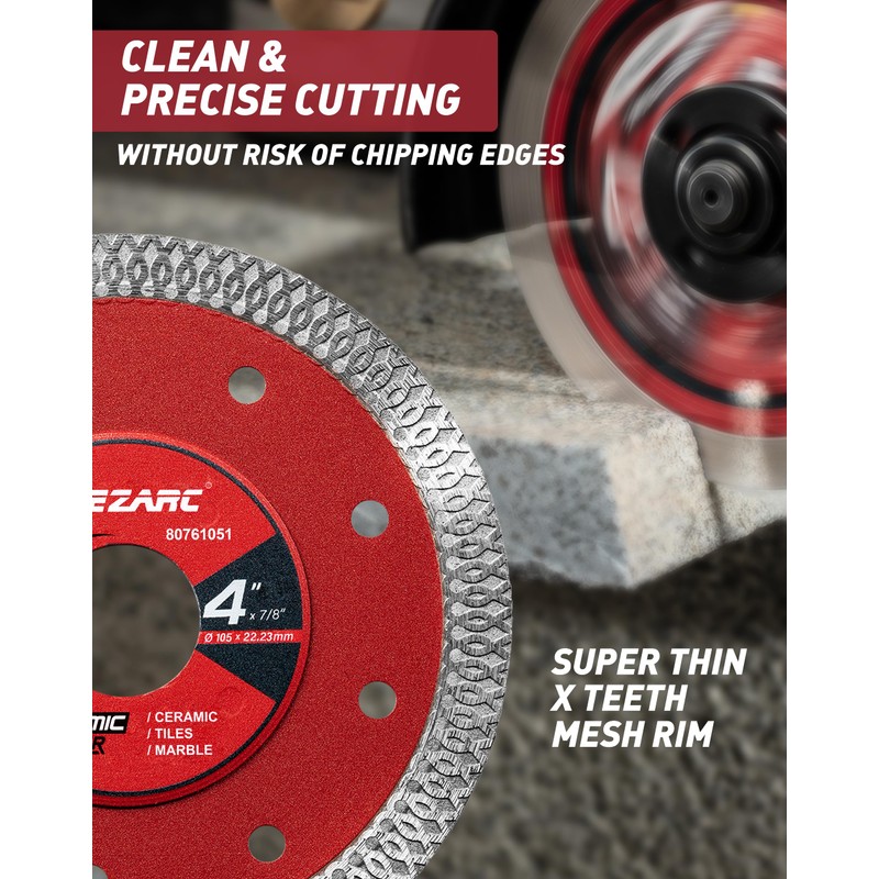 EZARC 4 inch Super Thin Diamond Blade, Diamond Saw Blades