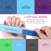 Fandamei FANDAMEI Nail Files and Buffers, 20PCS Professional Manicure Tools