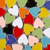 Mosaic Tiles Stained Glass, Textured Glass Mosaic Making with Handmade