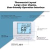 Programmable Thermostat for House, 1 Heat/1 Cool, Extra Large Display,