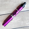 Refillable Portable Lighter, Jet Flame Torch Lighter Fame Kitchen Cooking,Purple（2PCS）