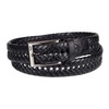 Dockers Men's 30mm Glazed Top Braid Belt,Black,44