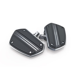 Ciro® Rail Floorboards (chrome) (pair) for Harley Davidson motorcycles