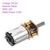 DMiotech 6V 300RPM Rated Torque 6 Output Shaft Length 10mm
