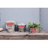 Keystone Mercury Tin Tab Bucket 11.6 x 11.6 x 4.7
