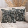 LUOYEHK Boho Throw Pillow Covers 18x18 Set of 2 Chenille