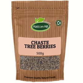 Chaste Tree Berries (Agnus Castus) 500g by Hatton Hill - Ideal for Herbal Teas