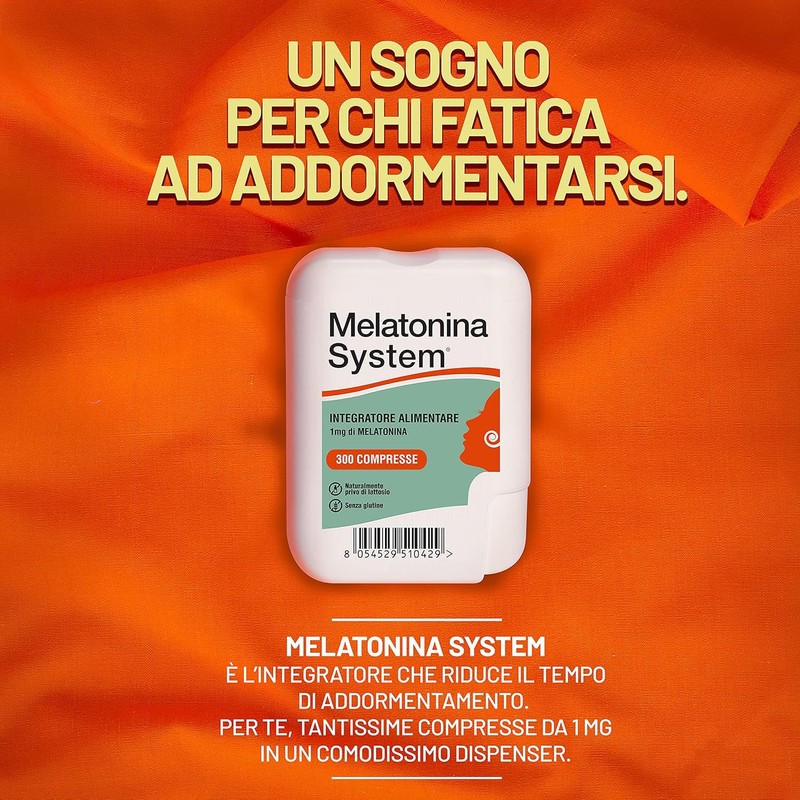 Melatonina System 1mg Sanifarma 300 Compresse