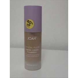 JOAH Foundation Crystal Glow Peptide-Infused TW050 Tan Warm Undertones