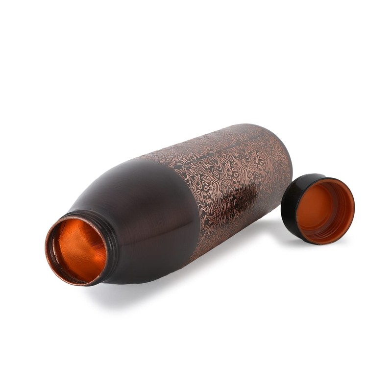 Zap Impex Copper Water Bottle for Ayurvedic Benefits - Handmade