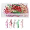 25pcs/box 5 Colors Music Notes Shaped Paper Clip Memo Clips
