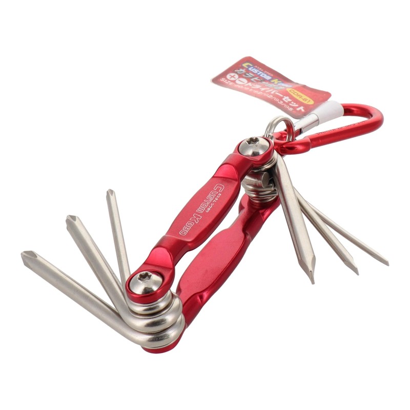 Custom Kobo 6pcs Carabiner with Screwdriver Set CDR – 61