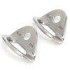2Pcs Climbing Hangers Stainless Steel Durable Sturdy Smooth Convenient Rock