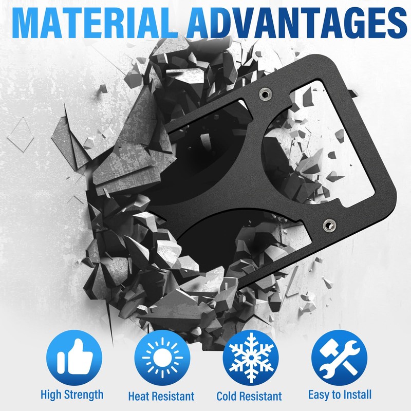 Heavy Duty Front License Plate Frame Compatible with Toyota Prius
