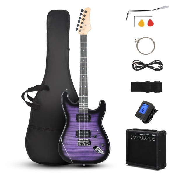 Ktaxon 39in KST Electric Guitar School Band With 20W Amp