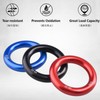 JEELAD 25kN Lapel Ring Aluminum Alloy Climbing High Strength Durable
