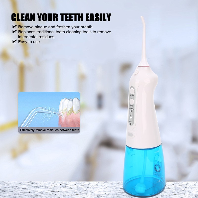 Rechargeable Electric Oral Irrigator Portable Water Flosser Teeth Cleaner Oral