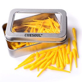 CUESOUL 100 2BA Soft Tip Dart Points (CSSTP006 - Yellow)