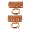 Motorcycle Hand Grip Cover Fiber Simulated Leather Anti Slip Retro
