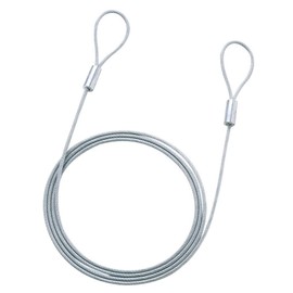 Sanwa Supply Security Wire (Wire Length 7.8 ft (2.0 m) / Diameter 0.1 in (3.5 mm)) e Security Series SLE-1W-2