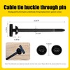 Nylon Universal Cable Tie Buckle Kit for Car - Automotive