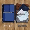 Eono Compression Packing Cubes, Luggage Organiser Set, Extensible Suitcase Organiser,