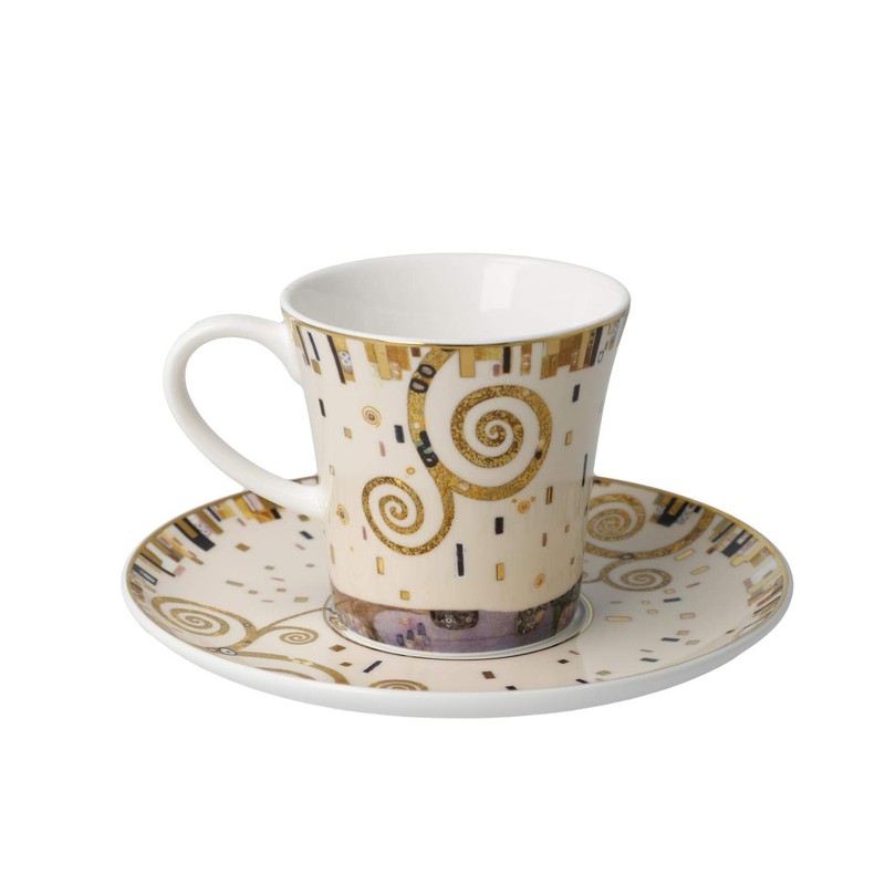 Gustav Klimt Goebel Artis Orbis 67-014-02-1 Coffee Cup with Saucer