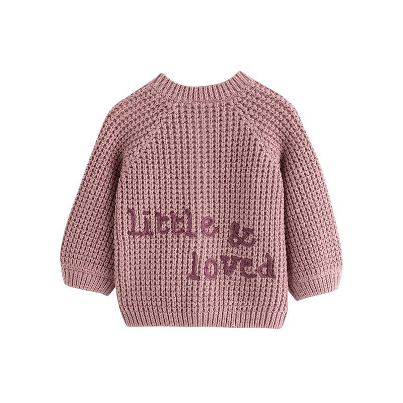 NEXT Baby Girls' Standard Cardigan Cream Bunny 56-62