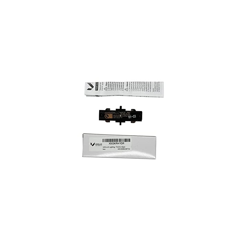 VEOLUX Lighting, H Track I Connector in Black