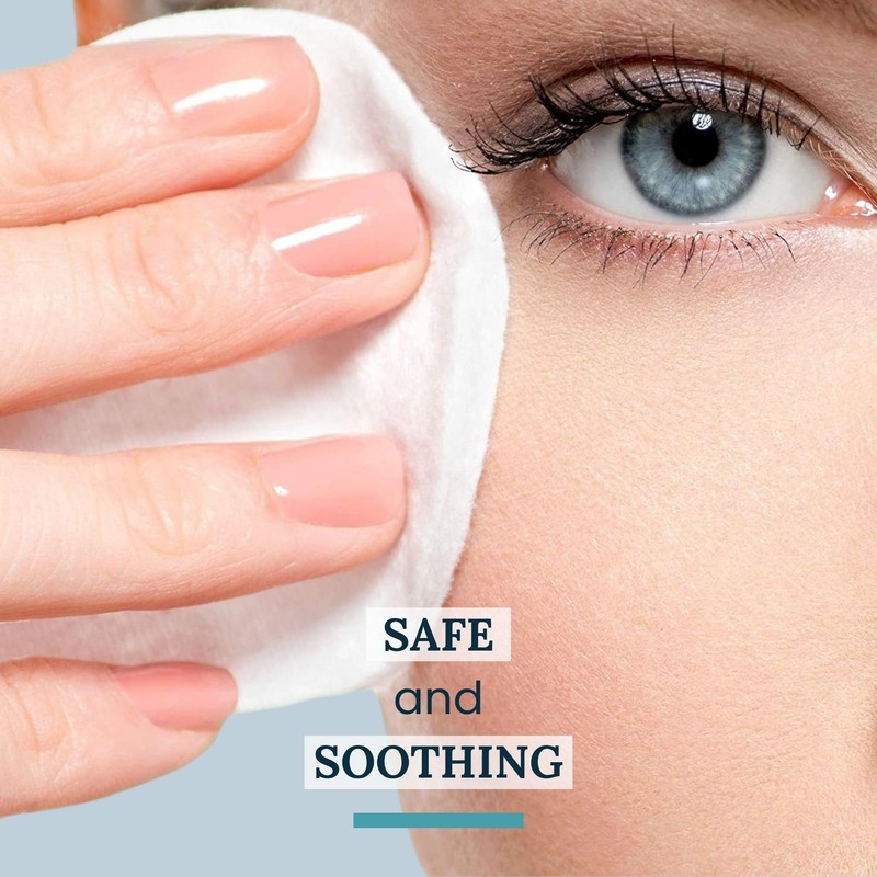 NOVEHA 120Pcs Tea Tree Oil Eyelid & Lash Wipes With