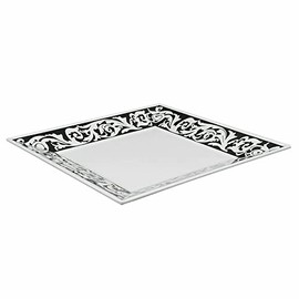 GET ML-91-SO Melamine Break-Resistant Square Dinner Plate, 14", Soho