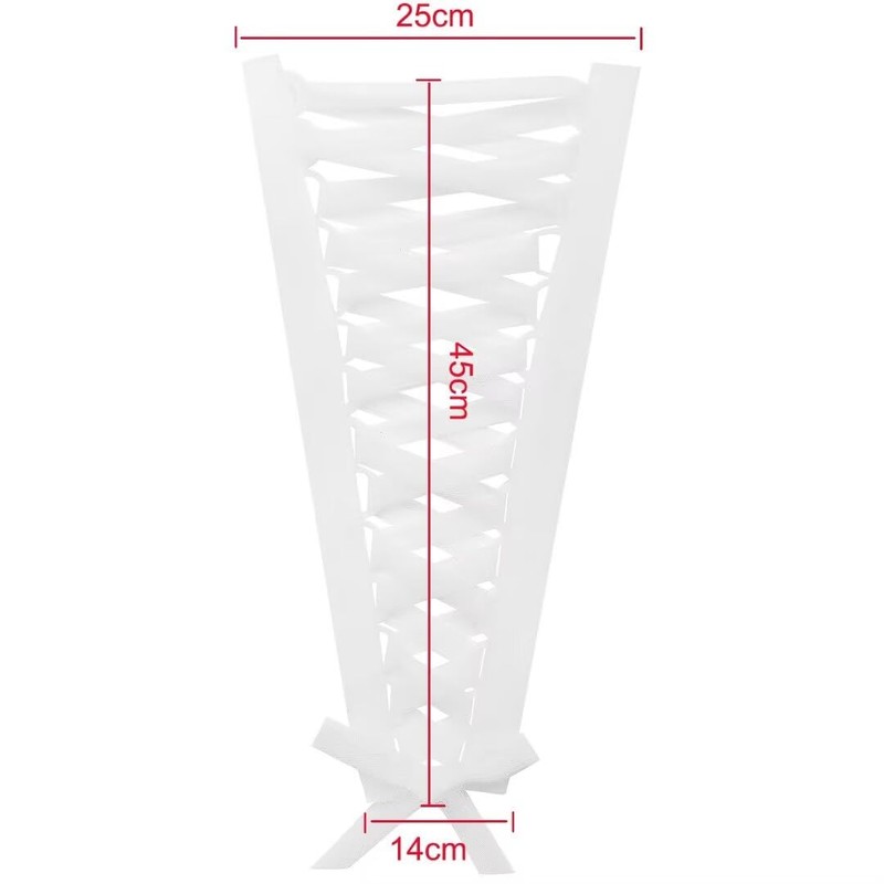 HEBEBRIDAL Women's Wedding Dress Corset Kit Back Zipper Replacement Adjustable