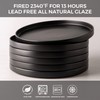 AmorArc Ceramic Plates Set of 6, Matte Glaze 8.0 Inch