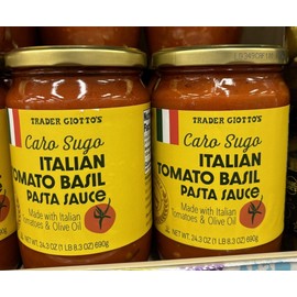 Trader Joe's 2 Pack Trader Joe’s Caro Sugo Italian Tomato Basil Pasta Sauce 24.3 oz Each