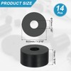 sourcing map 14 Pcs Multi Purpose Rubber Spacer, 0.4" OD