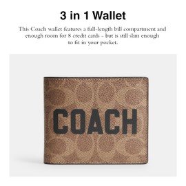 Coach Men's 3 in 1 Wallet, One Size