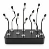 4-Piece Magnetic Soldering Helping Hands with Flexible Arms and Soft-Tip