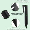 YUNYU 100Pcs Lawn Edging Pegs, 8.5cm Black Landscape Boundary Wire