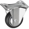 Meister Fixed Castor Solid Rubber, Roller Bearing, 800630