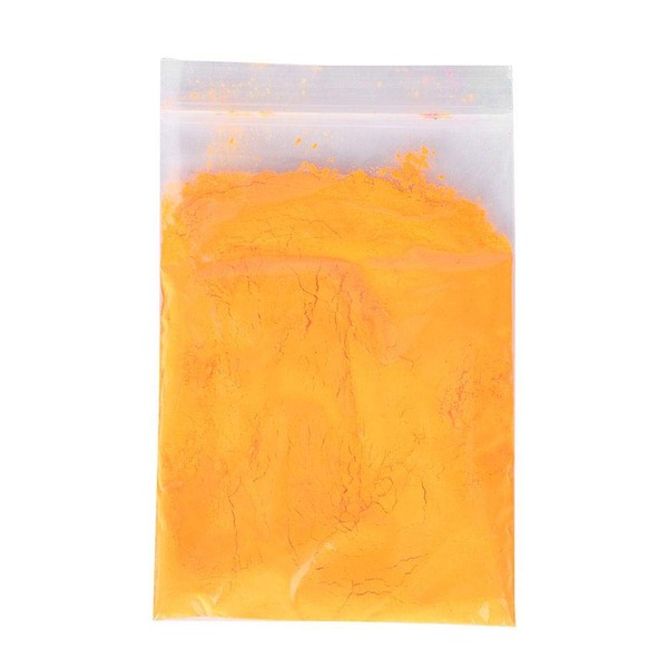 Fluorescent Powder, 100 g / 3.5 oz Nail Art Luminous Powder, 6 Colours DIY Body Painting, Fluorescent Graffiti Pigment (Orange)