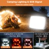 Olycism LED Camping Lamp 3 in 1 Multifunctional Camping Lamp