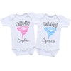 Funny Twin outfits for boy and girl Matching twins outfits