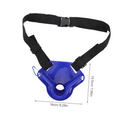 BESPORTBLE Adjustable Fishing Fighting Belt Padded Support Sturdy Nylon Waist Rod Holder for Offshore Fishing for Boat and Outdoor Use