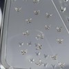 40 Pcs Butterfly Nail Art Accessories, Butterfly Zircon Nail Parts,