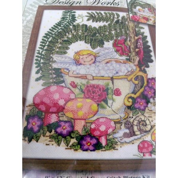 Design Works HTF Design Works TEACUP FAIRY 3236 Counted Cross